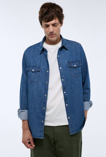 Chemise en jean en coton BIO GOTS - MONOPRIX - Modalova