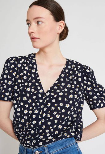 Top manches courtes en viscose imprimé - MONOPRIX FEMME - Modalova