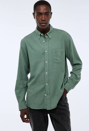 Chemise manches longues en flanelle de coton BIO GOTS - MONOPRIX - Modalova
