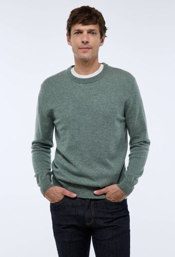 Pull col rond en mélange laine et cachemire - MONOPRIX - Modalova