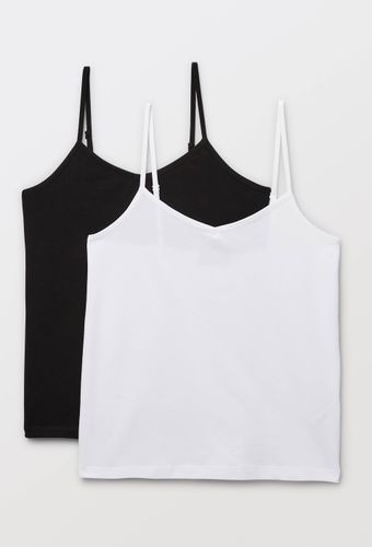 Lot de 2 caracos fines bretelles en coton BIO GOTS - MONOPRIX - Modalova