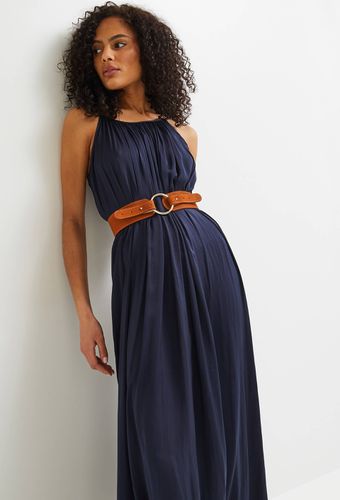 Robe ample satinée à bretelles - MONOPRIX - Modalova