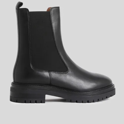 Bottines semelles crantées, cuir responsable - MONOPRIX PREMIUM - Modalova