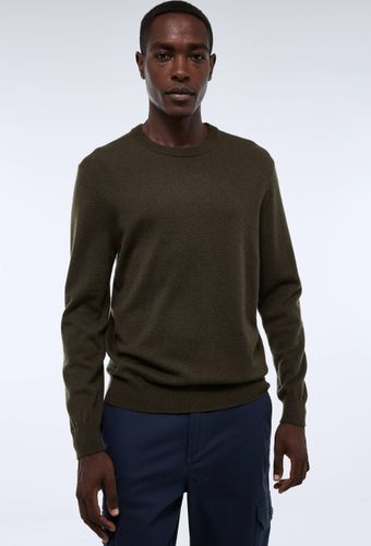 Pull col rond en mélange laine et cachemire - MONOPRIX - Modalova