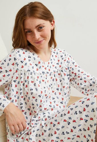 Chemise de nuit manches courtes imprimée, Ecovero - MONOPRIX LINGERIE - Modalova