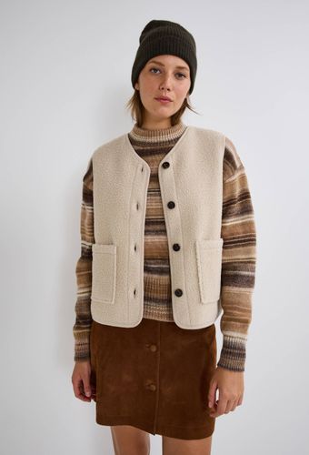 Veste sans manche en sherpa - MONOPRIX - Modalova