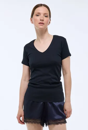 T-shirt col V uni en coton BIO GOTS - MONOPRIX - Modalova
