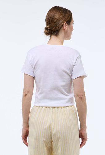 T-shirt col V uni en coton BIO GOTS - MONOPRIX - Modalova