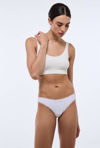 Lot de 3 culottes EVA en coton BIO GOTS - MONOPRIX - Modalova
