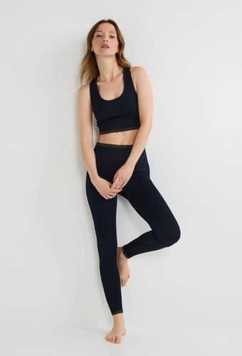 Legging de côtelé avec détail lurex - SPORT - Modalova