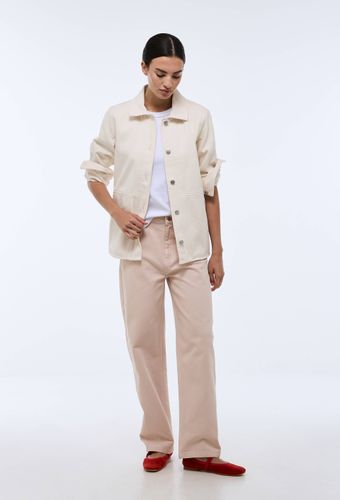 Veste courte boutonnée en coton, Oeko-Tex - MONOPRIX - Modalova