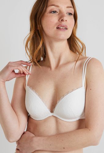 Soutien-gorge corbeille paddé AMELIA en dentelle, certifié OEKO-TEX - MONOPRIX FEMME - Modalova