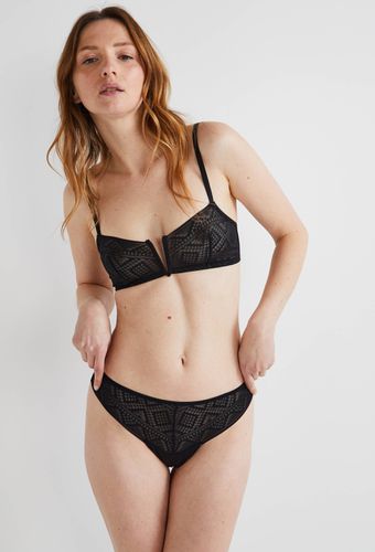 Tanga GAYA en dentelle, certifié OEKO-TEX - MONOPRIX FEMME - Modalova