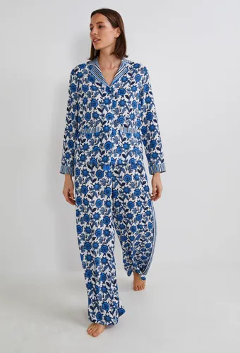 Pyjama à imprimés contrasté, certifié EcoVero et OEKO-TEX - MONOPRIX LINGERIE - Modalova