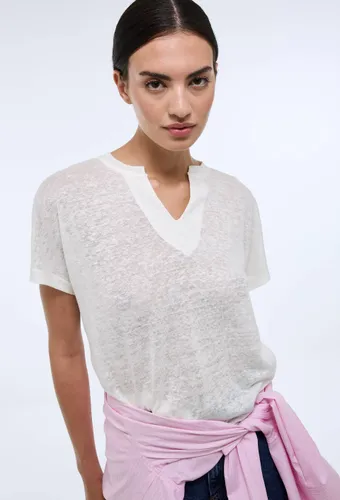 T-shirt à manches courtes uni - MONOPRIX PREMIUM - Modalova