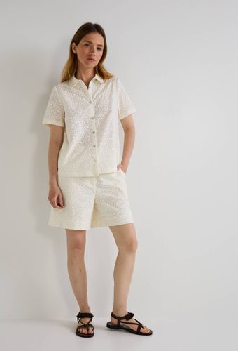 Short brodé en coton, certifié Oeko-Tex - MONOPRIX - Modalova