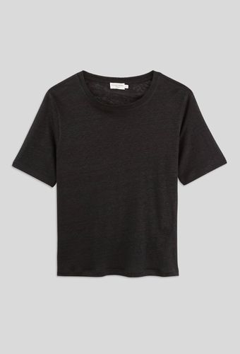 T-shirt manches courtes uni en lin, certifié Oeko-Tex - MONOPRIX FEMME - Modalova