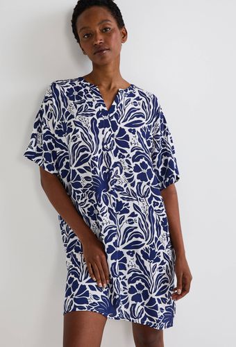 Chemise de nuit manches courtes imprimée - MONOPRIX - Modalova