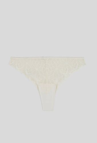 Tanga SELENA en dentelle florale - MONOPRIX - Modalova