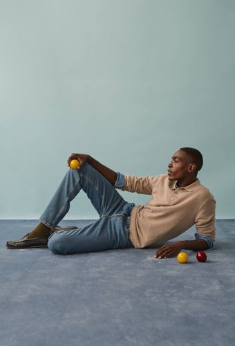 Pull col polo en cachemire - MONOPRIX PREMIUM - Modalova