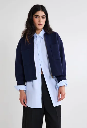 Veste zippée en maille contenant du coton - MONOPRIX - Modalova