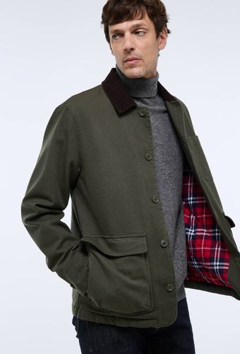 Veste col velours en coton - MONOPRIX - Modalova