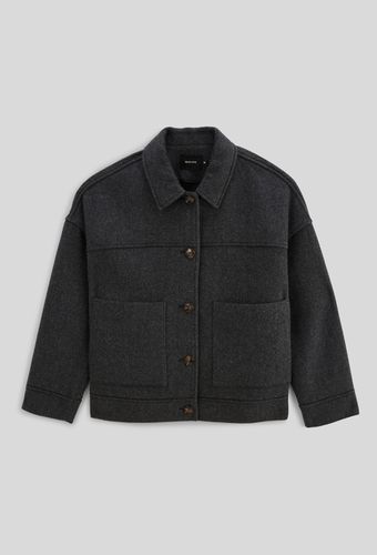 Veste boutonnée contenant de la laine, certifiée OEKO-TEX - S'ENGAGER POUR DURER - Modalova