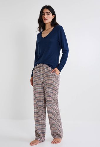 Pyjama avec sweat tout doux et pantalon en coton - MONOPRIX - Modalova