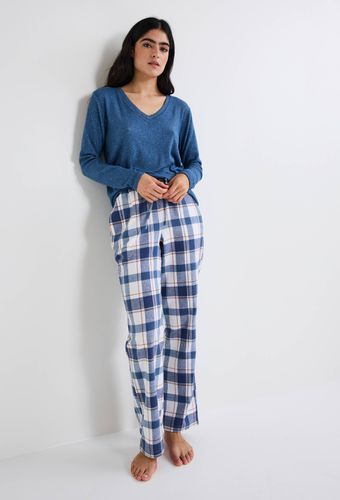 Pyjama avec sweat tout doux et pantalon en coton - MONOPRIX - Modalova