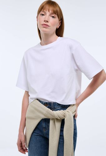T-shirt court uni en coton BIO GOTS - MONOPRIX - Modalova
