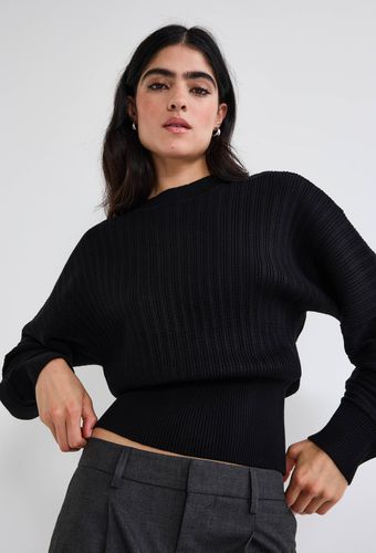 Pull col rond maille fantaisie - MONOPRIX - Modalova