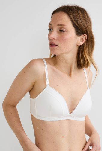 Soutien-gorge triangle paddé IRIS en microfibre - MONOPRIX - Modalova