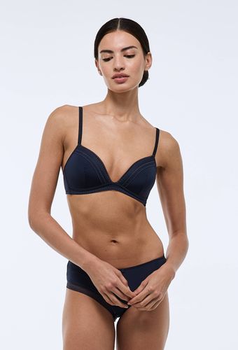 Soutien-gorge triangle paddé IRIS en microfibre - MONOPRIX - Modalova