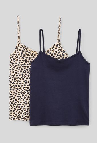 Lot de 2 caracos fines bretelles en coton BIO GOTS - MONOPRIX - Modalova