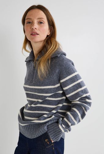 Pull col zippé contenant de la laine, certifié OEKO-TEX - MONOPRIX - Modalova