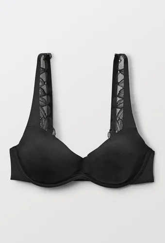 Soutien-gorge corbeille moulé ELISE avec dentelle - MONOPRIX PREMIUM - Modalova