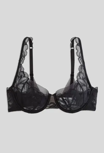 Soutien-gorge corbeille balconnet ELISE en dentelle - MONOPRIX PREMIUM - Modalova