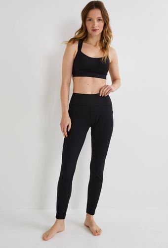 Legging de effet peau de pêche avec poches - SPORT - Modalova