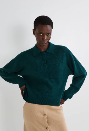 Polo à côtes en cachemire, certifié OEKOTEX - MONOPRIX CREATEURS - Modalova