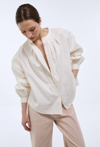 Chemise manches longues unie en coton BIO GOTS - MONOPRIX - Modalova