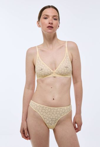 Soutien-gorge triangle foulard LOLITA en dentelle - MONOPRIX - Modalova