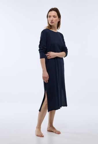 Chemise de nuit unie à bords francs en coton BIO - MONOPRIX - Modalova