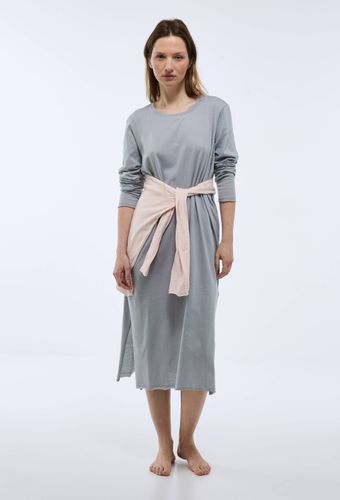 Chemise de nuit unie à bords francs en coton BIO - MONOPRIX - Modalova