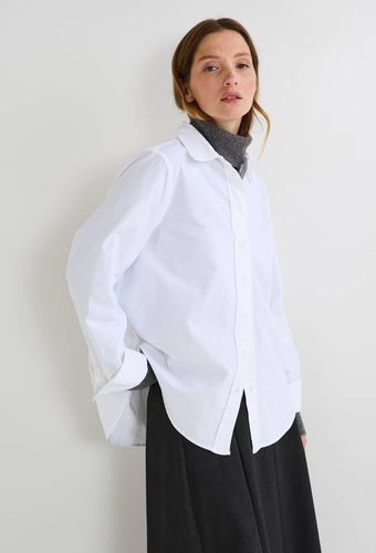 Chemise manches longues unie en coton oxford - MONOPRIX - Modalova