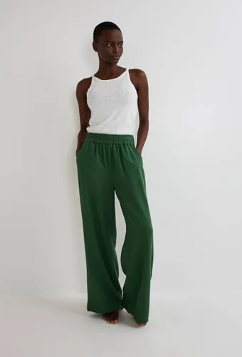 Pantalon de plage en double gaze de coton BIO GOTS - MONOPRIX - Modalova