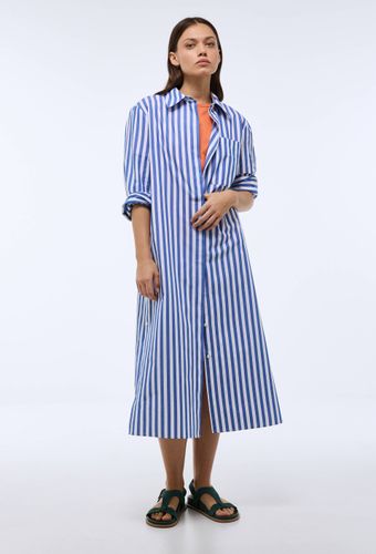 Robe midi rayée en coton - MONOPRIX - Modalova