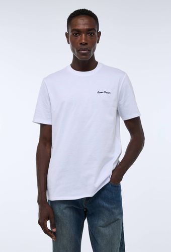 T-shirt brodé col rond manches courtes en coton BIO GOTS - MONOPRIX - Modalova