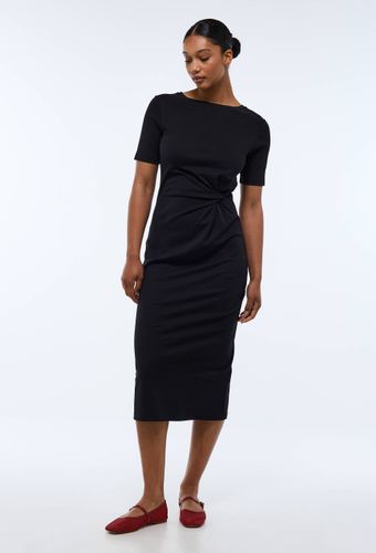 Robe à manches courtes noeud à la taille, en coton BIO GOTS - MONOPRIX - Modalova