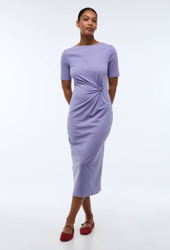 Robe à manches courtes noeud à la taille, en coton BIO GOTS - MONOPRIX - Modalova