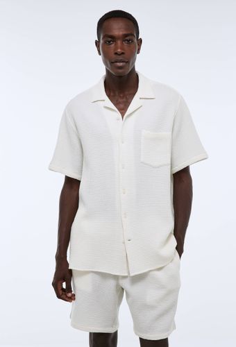 Chemise manches courtes gaufrées en coton BIO GOTS - MONOPRIX - Modalova
